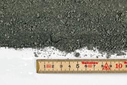 Stenmel sort 0-2 mm
